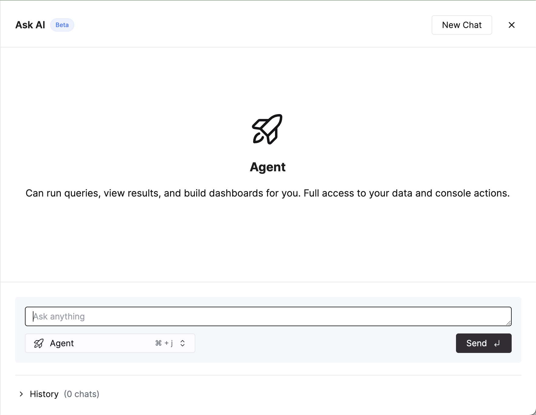 AI Chat 플라이아웃 열기