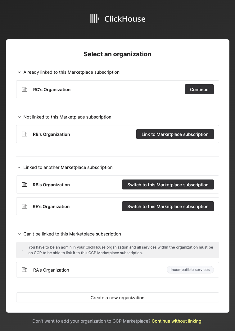 Marketplace subscription 추가